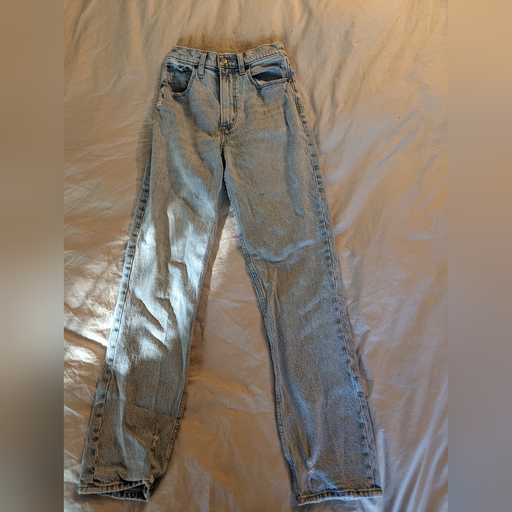 Highwaisted Straight Jeans